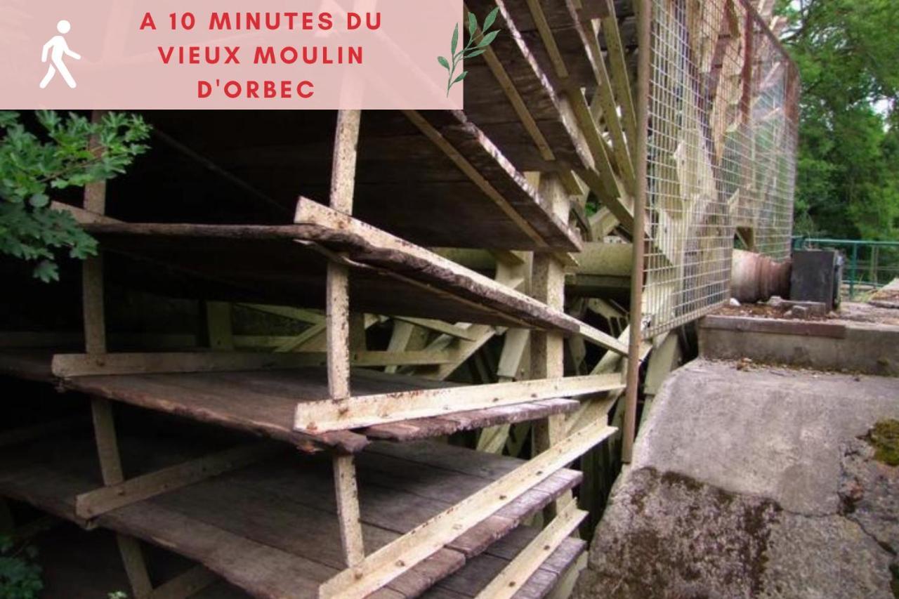 Suite Jungle - Jardin, Netflix Et Parking - Le Manoir Aux Pommes Orbec المظهر الخارجي الصورة