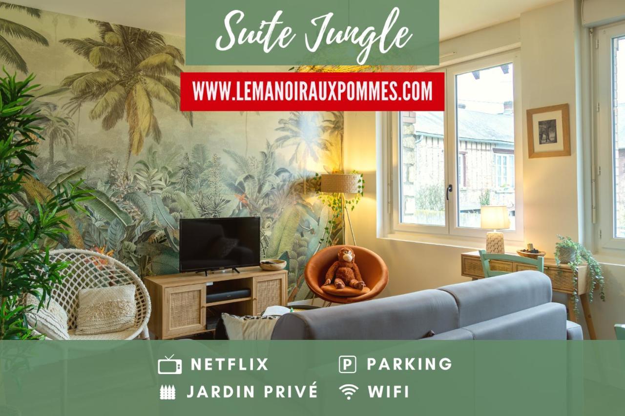 Suite Jungle - Jardin, Netflix Et Parking - Le Manoir Aux Pommes Orbec المظهر الخارجي الصورة