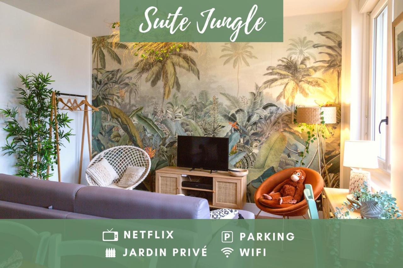 Suite Jungle - Jardin, Netflix Et Parking - Le Manoir Aux Pommes Orbec المظهر الخارجي الصورة